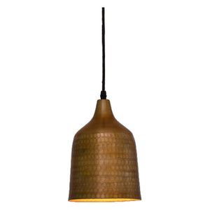 JS-GL-2208-AB - ANTIQUE BRASS & GOLD Metal Hanging Light