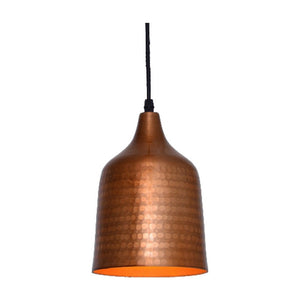 JS-GL-2208-AC - ANTIQUE BRASS & GOLD Metal Hanging Light