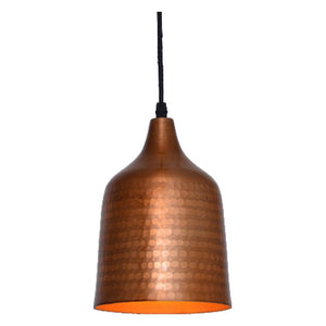 JS-GL-2208-AC - ANTIQUE BRASS & GOLD Metal Hanging Light