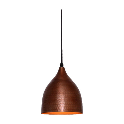 JS-GL-2209-AC - ANTIQUE COPPER & GOLD Metal Hanging Light