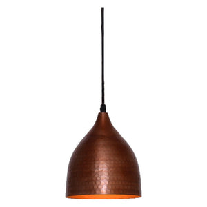 JS-GL-2209-AC - ANTIQUE COPPER & GOLD Metal Hanging Light