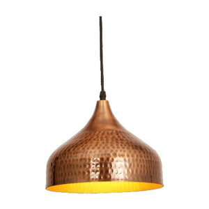 JS-GL-2210AC-245,330 - ANTIQUE COPPER & GOLD Metal Hanging Light