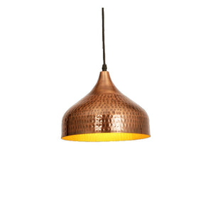 JS-GL-2210AC-245,330 - ANTIQUE COPPER & GOLD Metal Hanging Light