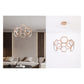 JS-GL-22111-700 - French Gold Metal & Acrylic Led Hanging Light