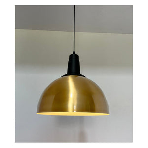 JS-GL-2215-1 - ANTIQUE BRASS & BLACK & GOLD Metal Hanging Light