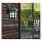 JS-GL-23003-W - RUSTIC GREY METAL & GLASS Decorative Outdoor Wall Light