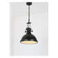 JS-GL-2302-BK - BLACK GLASS Metal Hanging Light