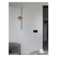 JS-GL-2302 - Antique Brass Metal & Acrylic Modern Wall Light
