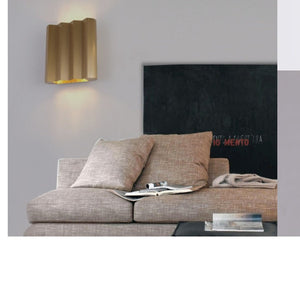 JS-GL-2303-W - Antique Brass Metal Modern Wall Light