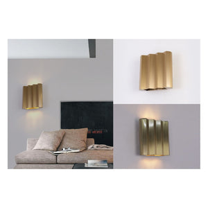 JS-GL-2303-W - Antique Brass Metal Modern Wall Light