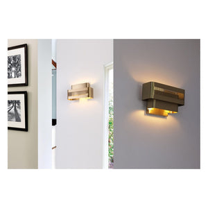 JS-GL-2306-W - Antique Brass Metal Modern Wall Light