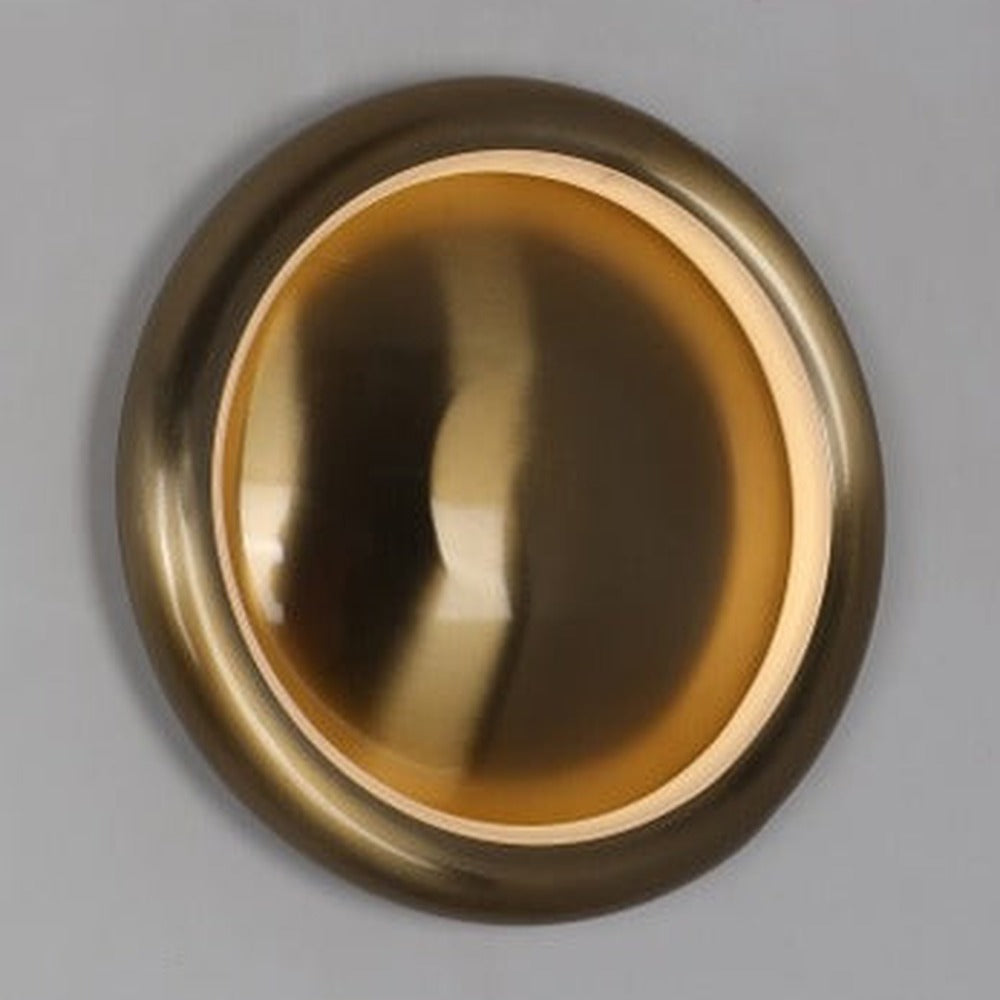 JS-GL-2307AB - Antique Brass Metal & Acrylic Modern Wall Light