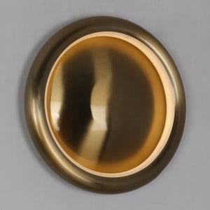 JS-GL-2307AB - Antique Brass Metal & Acrylic Modern Wall Light