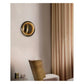 JS-GL-2307AB - Antique Brass Metal & Acrylic Modern Wall Light