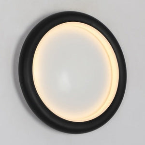 JS-GL-2307B-BK - Black & White Metal & Acrylic Modern Wall Light