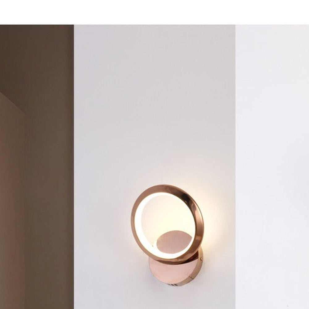 JS-GL-2308-1W - French Gold Metal & Acrylic Modern Wall Light