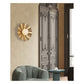 JS-GL-2424-W - Antique Brass Metal & Glass Modern Wall Light