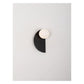 JS-GL-2501-BK - Black Metal & Glass Modern Wall Light