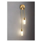 JS-GL-2506-2 - Antique Brass Metal & Acrylic Modern Wall Light