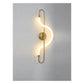 JS-GL-2518-600MM - Antique Brass Metal Brass & Glass Modern Wall Light