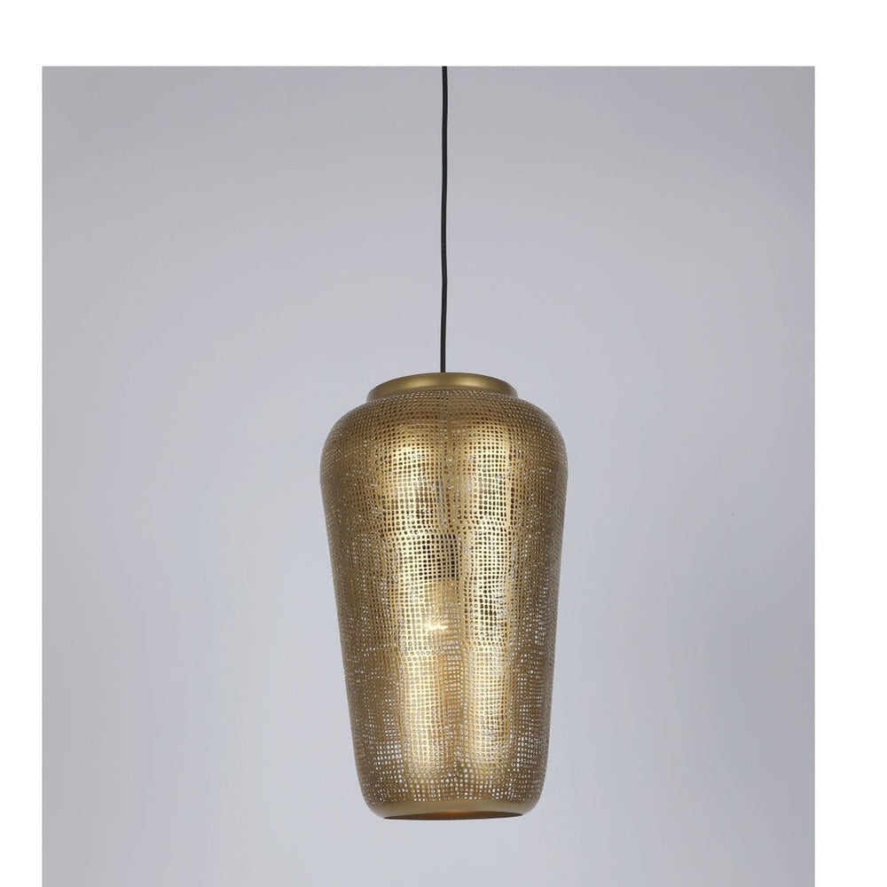 JS-GL-25622-L - Matt Gold Metal Hanging Light