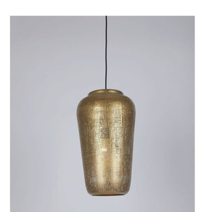 JS-GL-25622-L - Matt Gold Metal Hanging Light