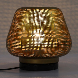 JS-GL-25622-S-TL - MATTGOLD METAL Modern Table Lamp