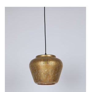 JS-GL-25622-S - Matt Gold Metal Hanging Light