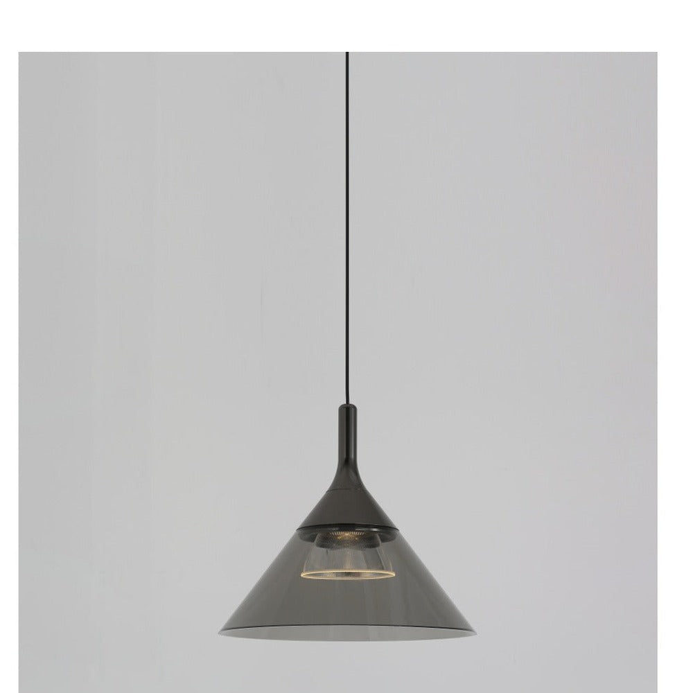 JS-GL-2563 1093P ( 008-SM ) - Gun Black Metal & Acrylic Cluster Hanging Light