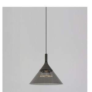 JS-GL-2563 1093P ( 008-SM ) - Gun Black Metal & Acrylic Cluster Hanging Light