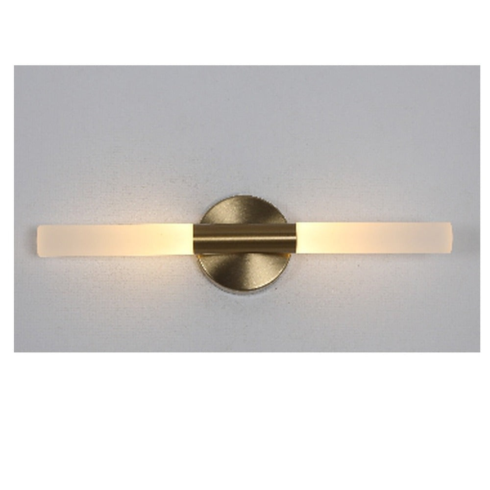 JS-GL-2568-2 - ANTIQUE BRASS METAL & Acrylic Led Mirror Lights