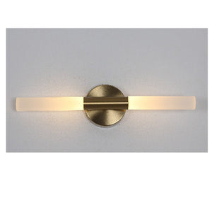 JS-GL-2568-2 - ANTIQUE BRASS METAL & Acrylic Led Mirror Lights