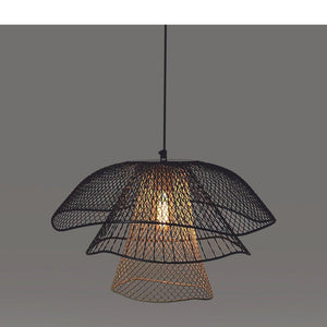 JS-GL-26073-1 - Black & Gold Metal Hanging Light
