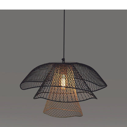 JS-GL-26073-1 - Black & Gold Metal Hanging Light
