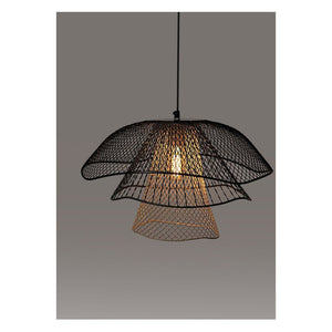 JS-GL-26073-1 - Black & Gold Metal Hanging Light