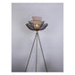 JS-GL-26073-F - Antique Brass & Black & Gold Metal Modern Floor Lamp