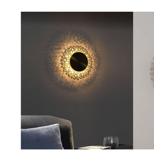 JS-GL-2780 - Antique Brass Metal Modern Wall Light