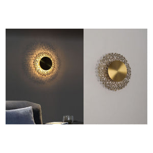 JS-GL-2780 - Antique Brass Metal Modern Wall Light