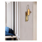 JS-GL-2TA-W - Antique Brass Metal & Glass Modern Wall Light