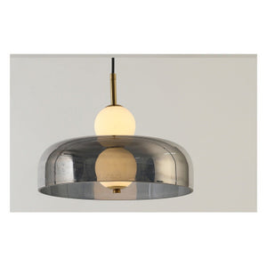 JS-GL-300-2B SM - ANTIQUE BRASS METAL Glass Hanging Light