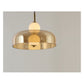 JS-GL-300-2B SM - ANTIQUE BRASS METAL Glass Hanging Light