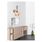 JS-GL-3011-W - Antique Brass Metal & Glass Modern Wall Light