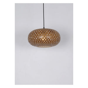 JS-GL-30563-A - BROWN & WHITE METAL Modern Hanging Light