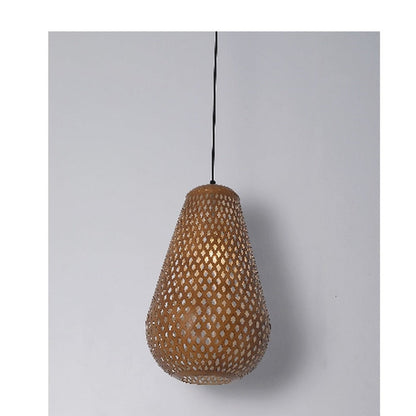 JS-GL-30567-1 - BROWN & WHITE Metal Hanging Light