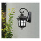 JS-GL-322-W - RUSTIC GREY METAL & GLASS Decorative Outdoor Wall Light