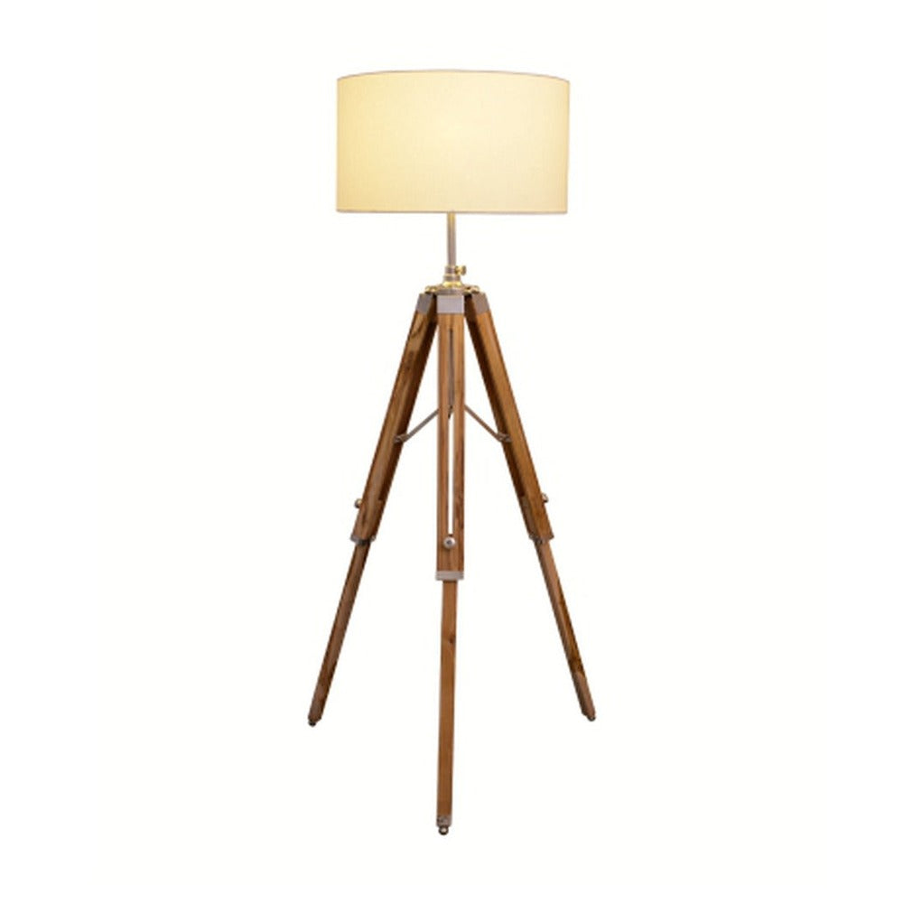 JS-GL-3503 - CHROME & LIGHT WOOD METAL & WOOD & FABRIC Decorative Outdoor Wall Light