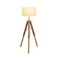 JS-GL-3503 - CHROME & LIGHT WOOD METAL & WOOD & FABRIC Decorative Outdoor Wall Light