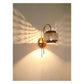 JS-GL-35143-W - Antique Brass & Rustic Brown Metal Modern Wall Light