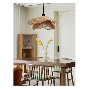 JS-GL-35566 - Black Metal & Threads Modern Hanging Light