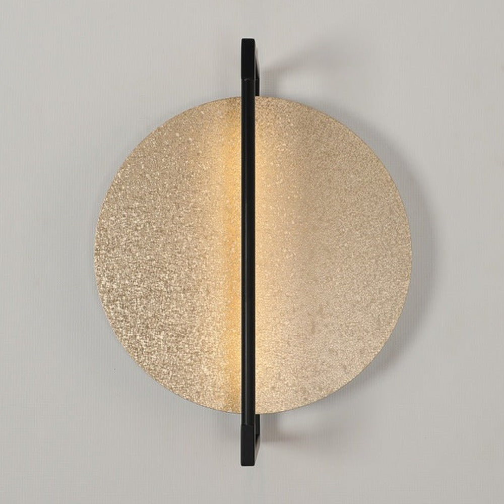 JS-GL-3604 - Texture Gold & Black Metal & Acrylic Modern Wall Light